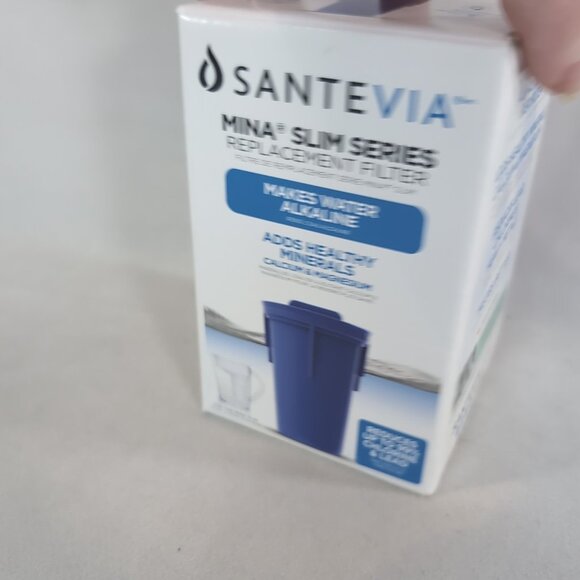 Santevia Mina Slim Series Replacement Filter Alkaline Water 9MS-471 NEW Blue - Picture 2 of 7